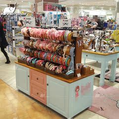 小饰品店发饰摆件货架展示架陈列柜精品柜展品柜中岛小桌高柜展台