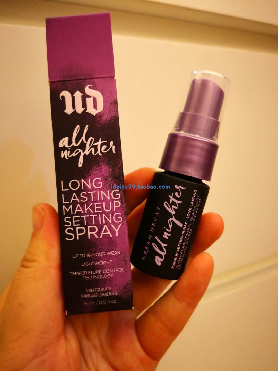 现货 Urban Decay All Nighter UD持久定妆喷雾 15mL中样旅行装|msdalam kategori Alat solek/minyak wangi/kecantikan, 旅行装/体验装 - dari Buy2taobao.com untuk memberikan perkhidmatan ejen Taobao profesional membeli