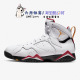 Air Jordan 7 AJ7 黑白红 高帮复古运动休闲篮球鞋 CU9307-106