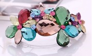 Package mail smiling special Korea Crystal hair clip hairpin rhinestone top clips side clips hair accessories new hair accessories