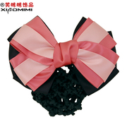 Smiling Korean bow flower hair Hat headwear hair jewelry hair nets hair rope 806069