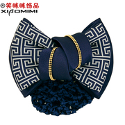 Smiling flight attendant Bank Korean hair flower hair nets hair rope Hat headwear hair jewelry