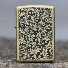 香港正品大亨tycoon煤油打火机青铜唐草纯铜创意防风超薄包邮