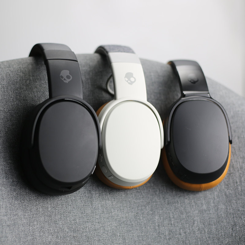 骷髅头skullcandy crusher摧毁者体感重低音蓝牙头戴式耳机飞行员