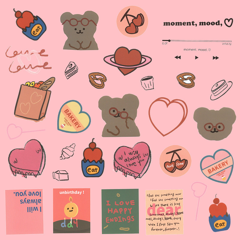 行李箱贴纸ins风