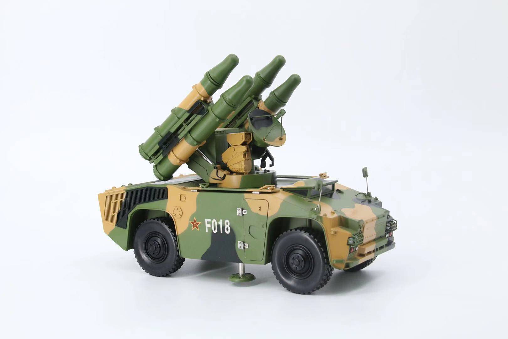 红旗7导弹车模型hq-7防空导弹车/红旗-7金属仿真模型1/18——君意达