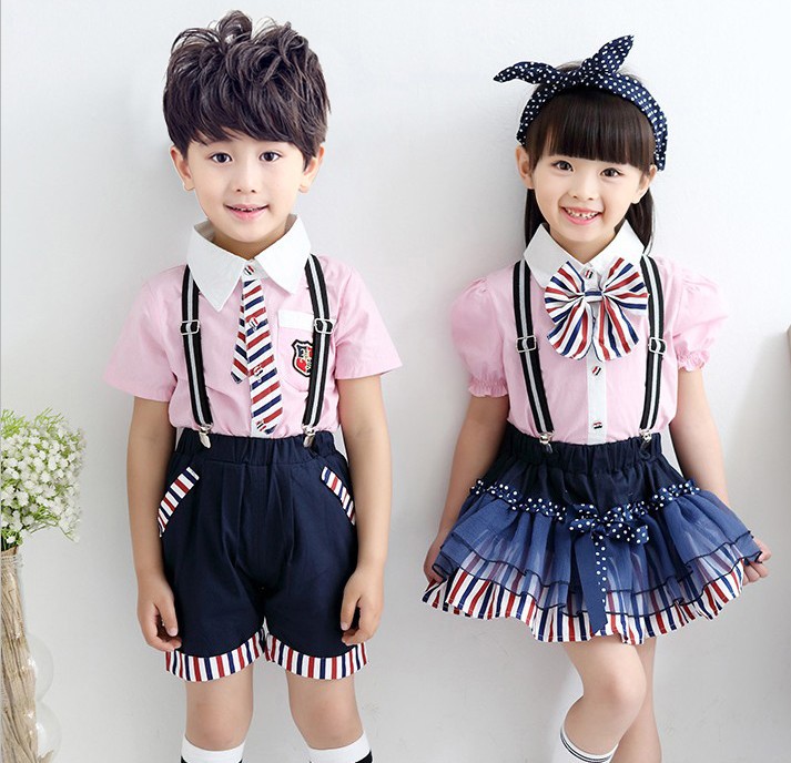 六一儿童合唱服演出服小学生朗诵表演服校服幼儿园园服毕业照服装