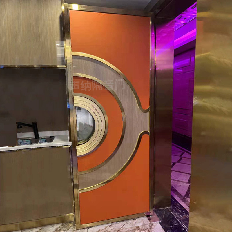 厂家定制ktv酒吧专业隔音门会所包厢防火门厕所门不锈钢门包房