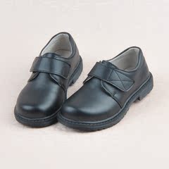 男童黑色真皮鞋儿童礼服皮鞋学生演出专用COS皮鞋中大童制服单鞋