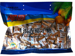 包邮满58元海南特产 椰园 浓香椰子糖400克 休闲食品零食喜糖