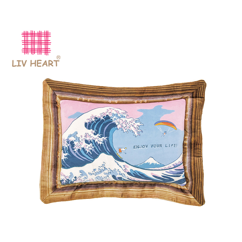LIVHEART Ukiyo-e series Pillows sofa Cushion painting originality European style Pillow Bed pillow chair Waistin the Home Fabric , Pillow/Pillow category - from Buy2taobao.com to provide professional Taobao agent buy service