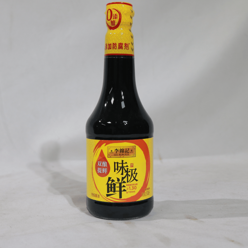 李锦记味极鲜特级酱油500ml家用瓶装厨房烹饪炒菜凉拌调味料酱油