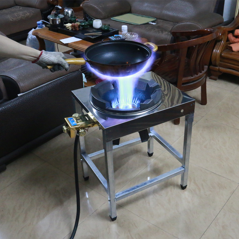 煤气灶商用猛火灶中高压液化气节能爆炒炉家用燃气灶饭店台式单灶