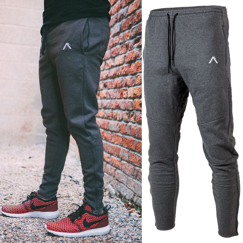 Autumn muscle trousers Brother Bodybuilding run Sports pants train sweatpants  leisure time Feet trousers pure cotton Youthin the Men's clothing, Casual pants  category - from Buy2taobao.com to provide professional Taobao agent buy service