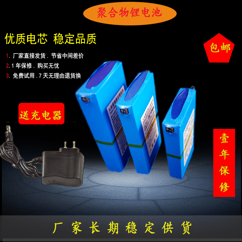廠家定制锂電池12v充電聚合物電池 監控led軟包安全電池送充電器在類目 3C數碼配件, 移動電源中 - 來自Buy2taobao.com提供專業的淘寶代購服務