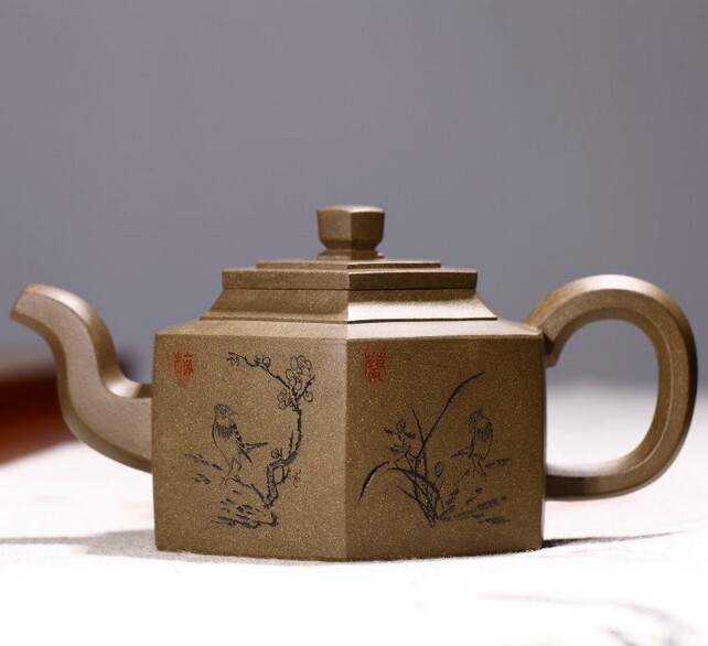 宜兴陶艺界青年一辈中的杰出代表 著名紫砂艺术家 徐英 六方福合