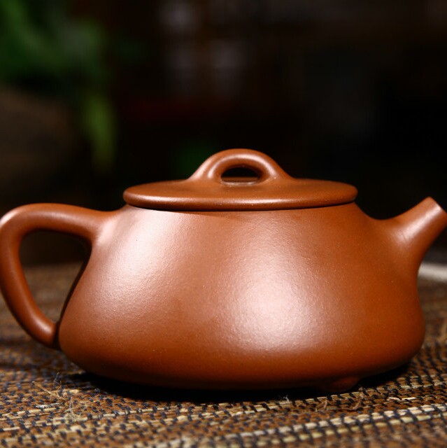 制作不易成品率极低 著名紫砂艺术家 吴永强 大口石瓢