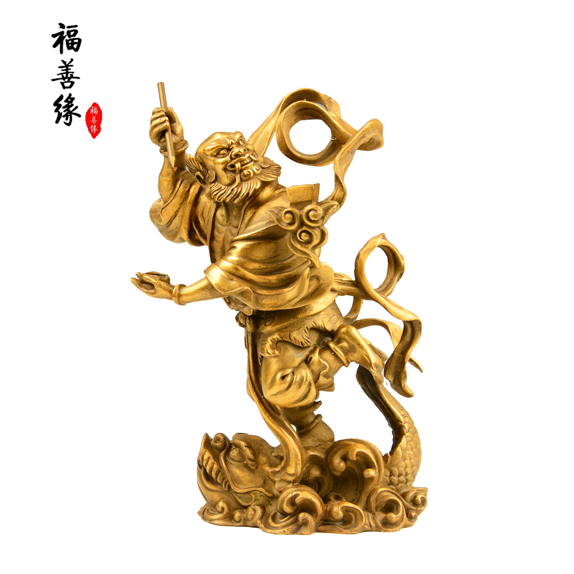 开光纯铜魁星点斗摆件魁星踢斗助学业书房家居装饰品摆件