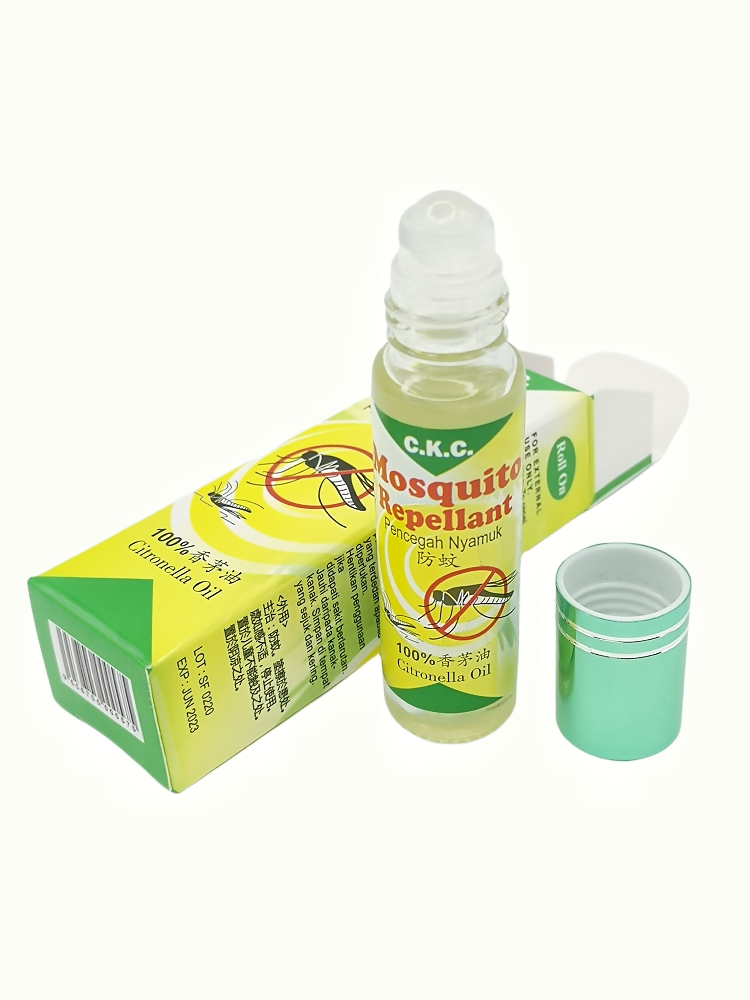 包邮马来西亚钟金泉香茅油防蚊走珠10ML CKC Mosquito Repellant