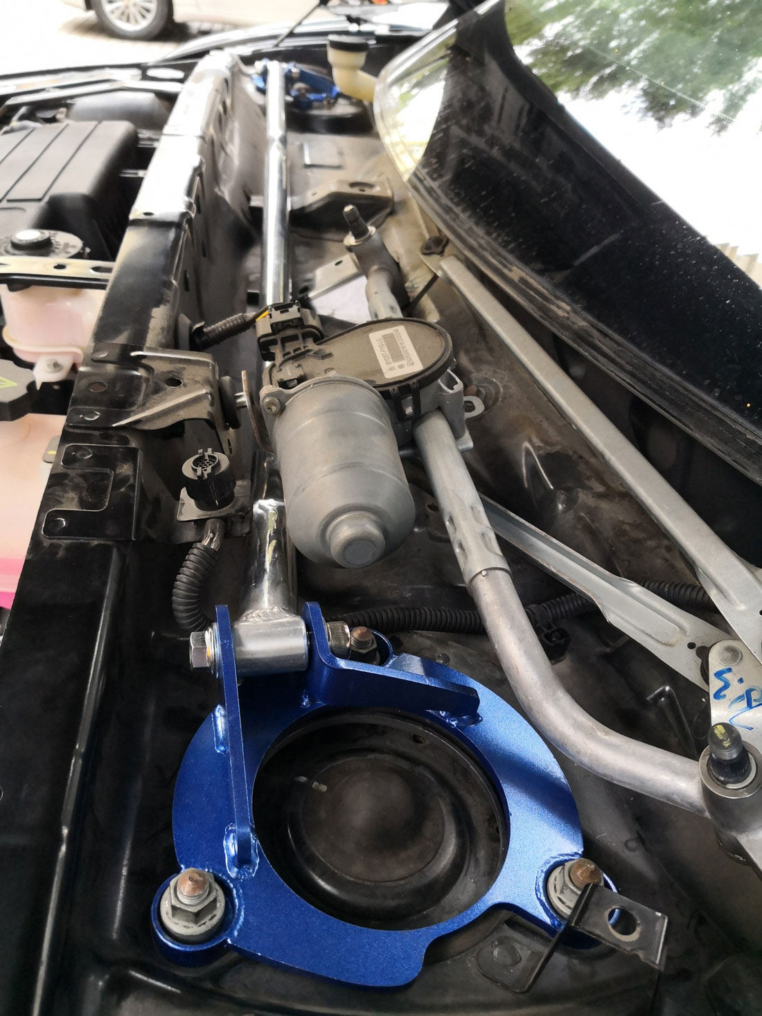 比亚迪唐唐100顶吧平衡杆前顶吧平衡杠拉杆横杆防侧倾车身强化