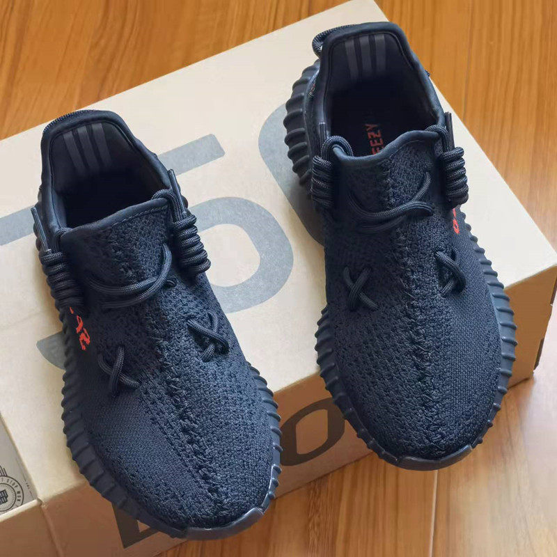 官方正品yezi yeezy椰子350黑红字黑红满天星粉天使夏季莆田鞋男