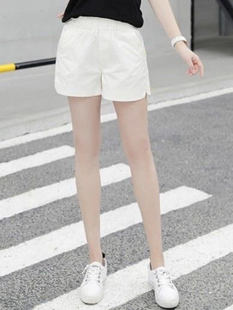 夏天白色牛仔短裤女2024新款爆款夏季薄款宽松阔腿显瘦小个子热裤