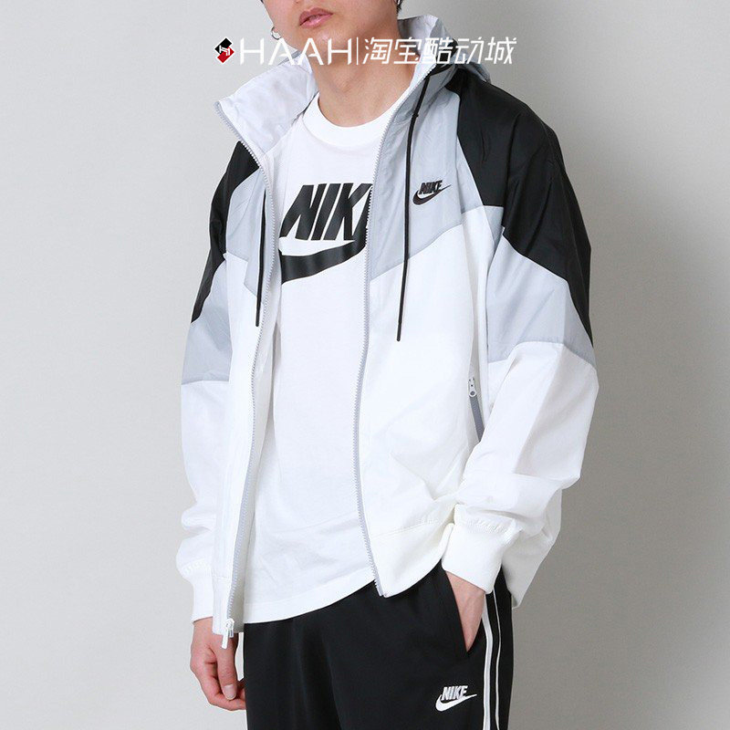耐克运动服套装_nike男春季运动休闲服拼接夹克大勾外套cn8771-133 ar
