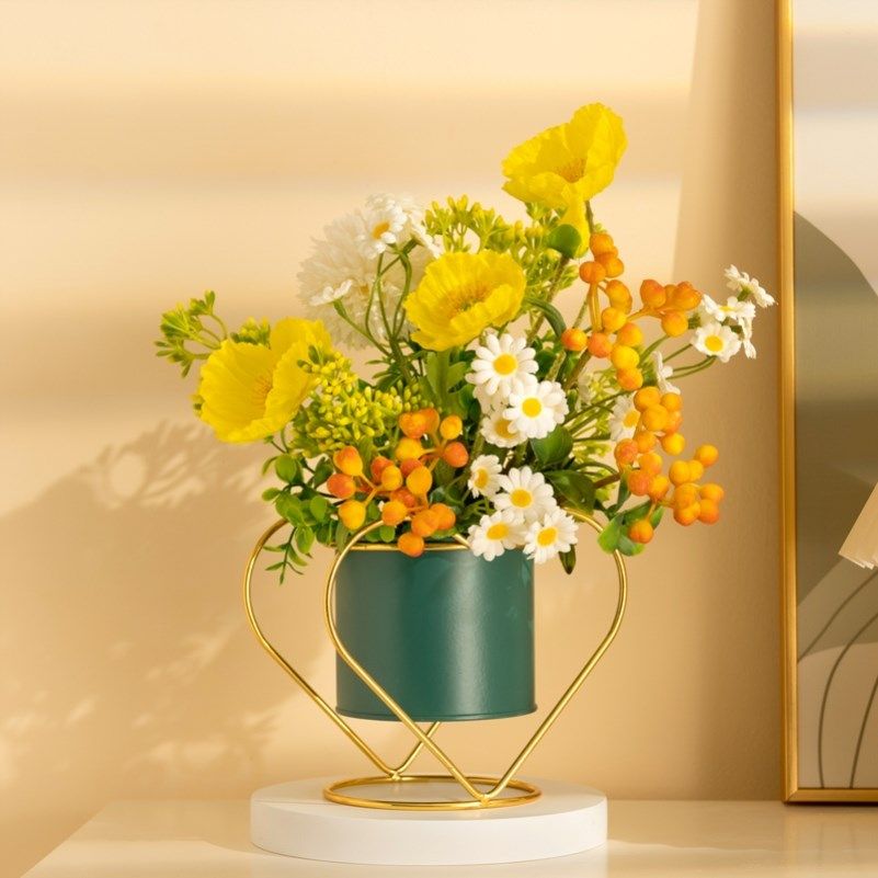 家里客厅放的花