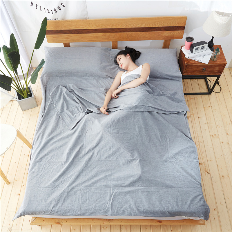 MUJI travel Sleeping bag pure cotton portable A business travel Double hotel hotel Quilt cover sheetin the Bedclothes , Sleeping bag category - from Buy2taobao.com to provide professional Taobao agent buy service