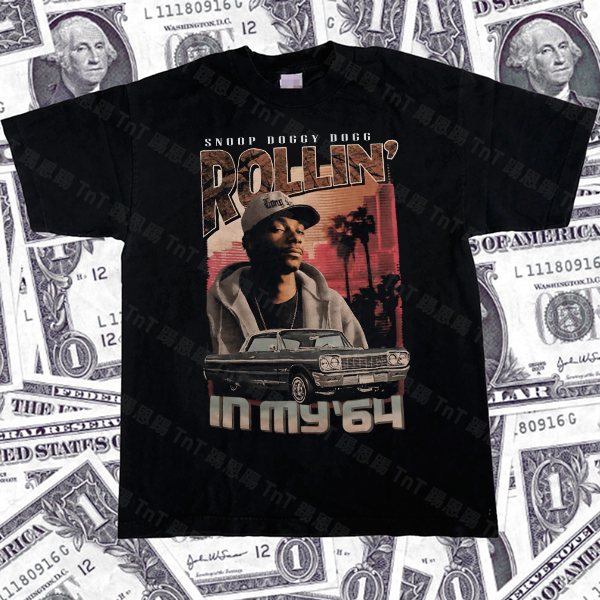 snoopdogghiphopvintageraptee狗爷说唱嘻哈饶舌t恤