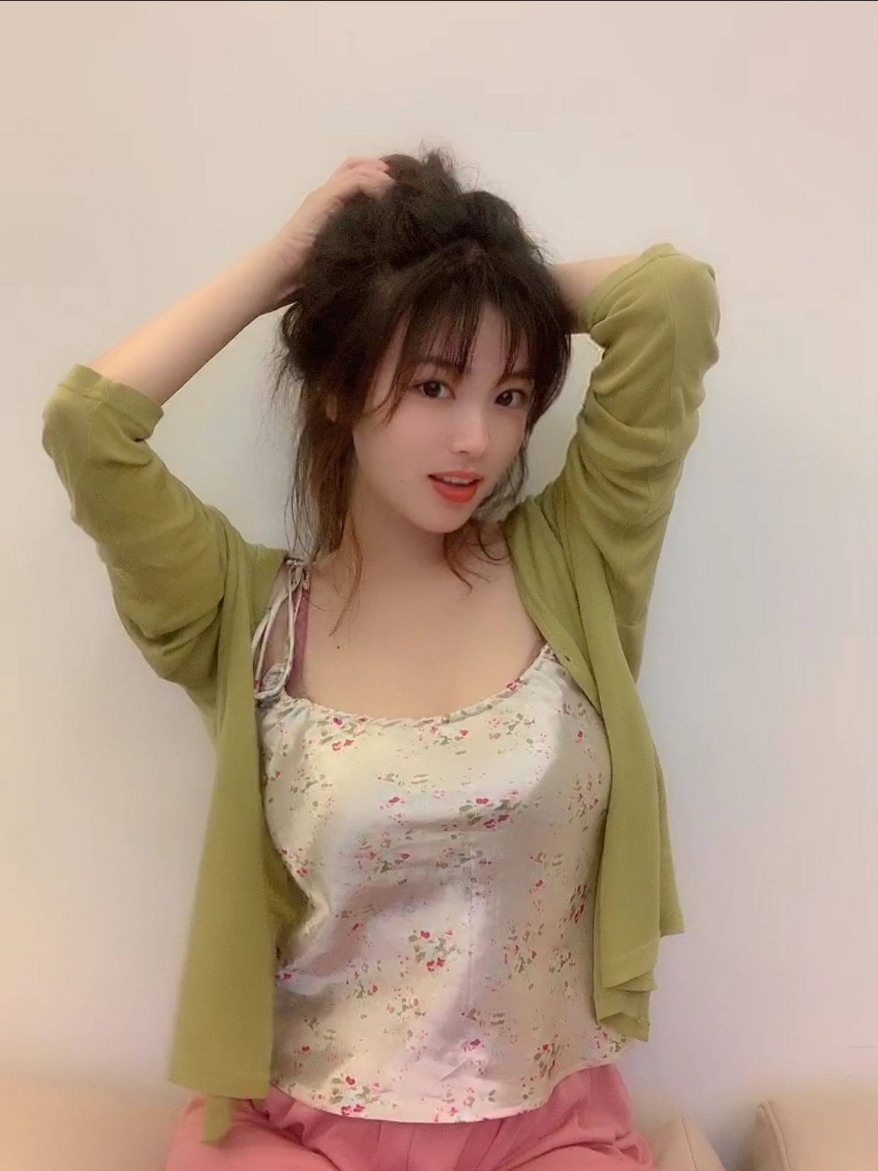 鱼没放针织开衫女薄款秋款2019宽松慵懒风长袖纯色空调防晒衫外套