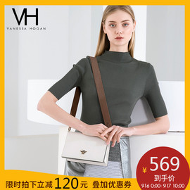 VH女包休闲潮流单肩包2019新款时尚蜜蜂宽肩带包斜挎包小仙女方包