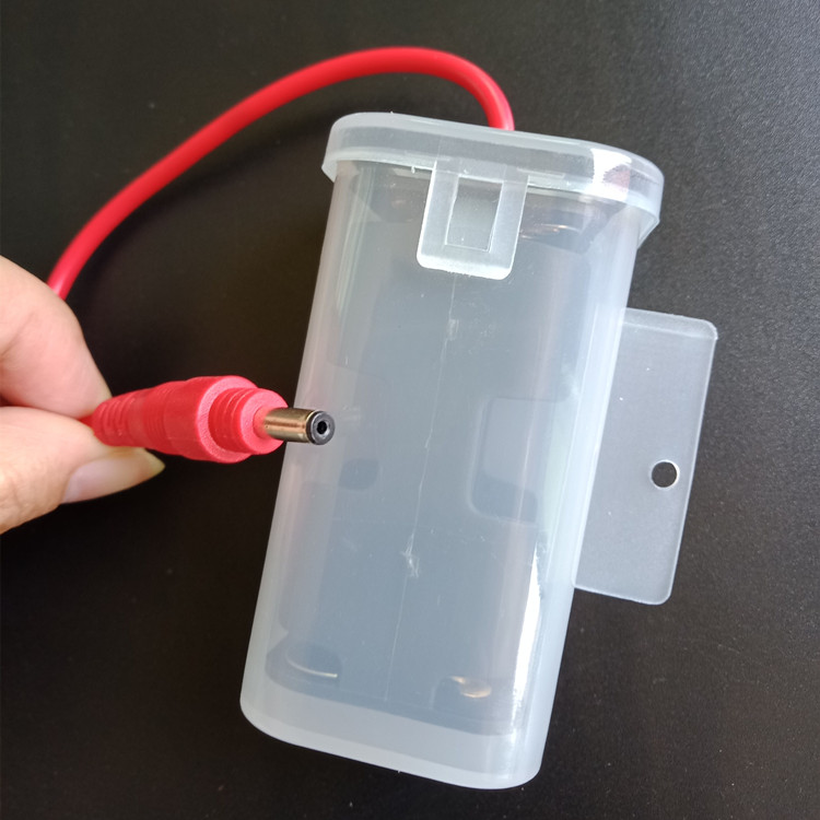 卫浴配件冲水器小便感应器电池盒4节5号电池6V小便斗通用公接头