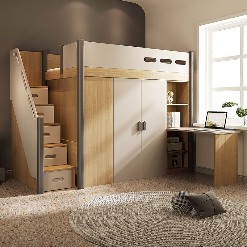 书桌组合床