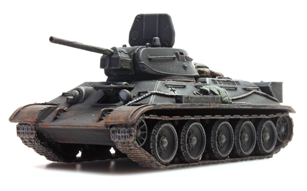 ho完成成品artitec6870022wwii德軍t34-76坦克坦克