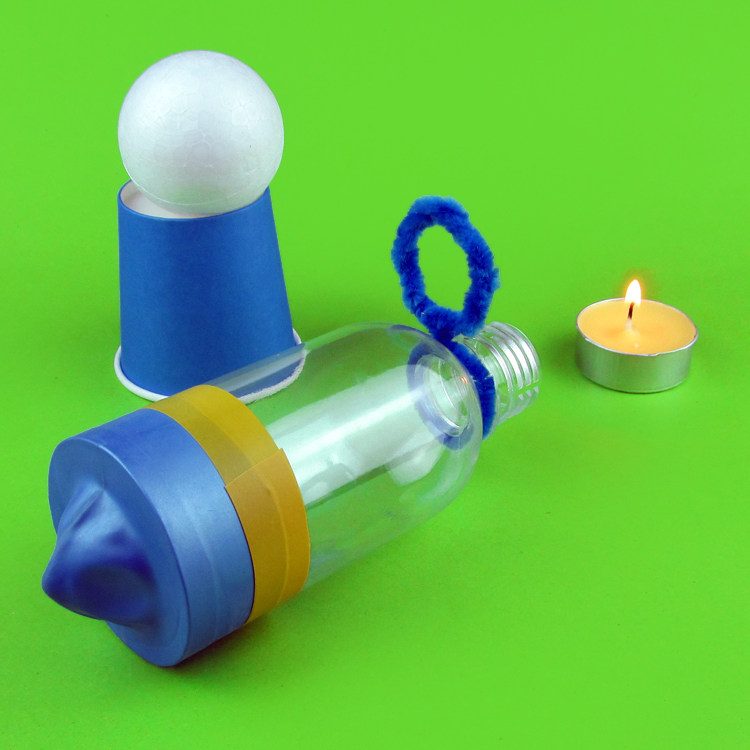 diy科技小制作 无敌空气炮小发明 中小学手工拼装模型益智材料包