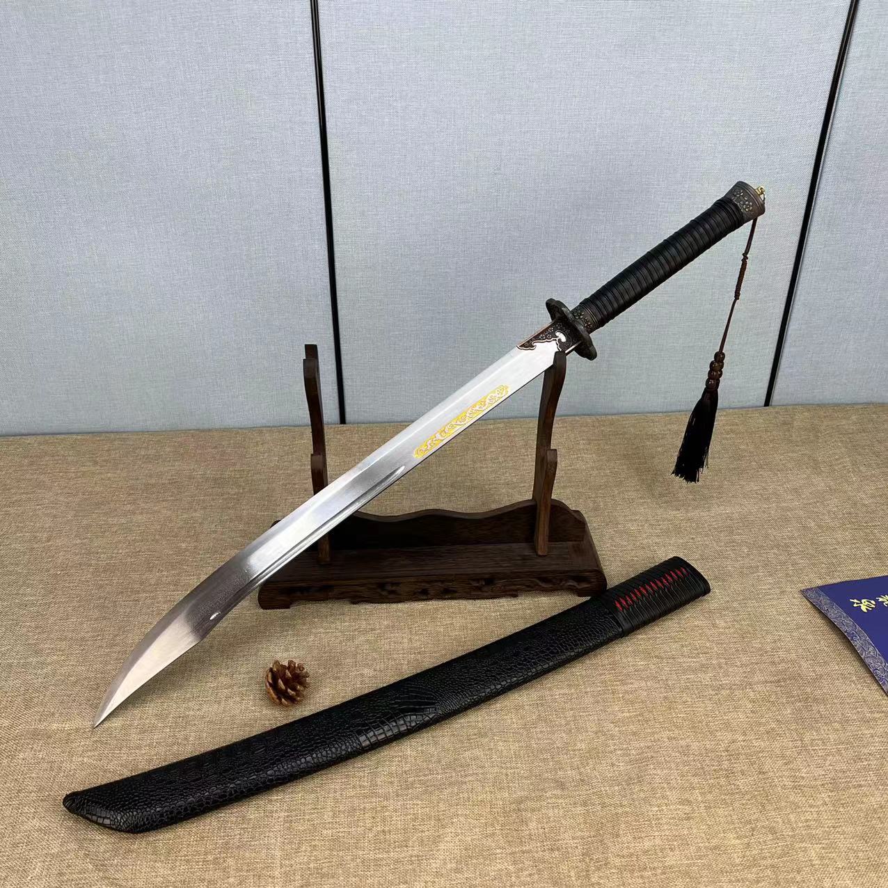 龙泉百兵堂牛尾小清刀未开刃