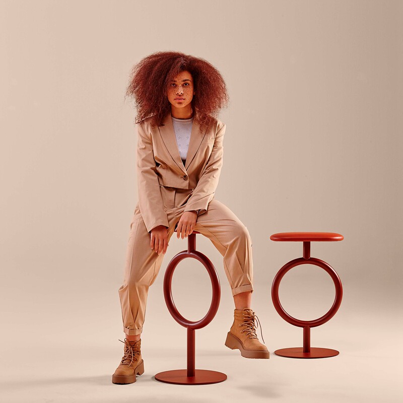 西班牙进口sancaltotem系列简约艺术创意高脚凳客厅餐厅吧台椅子