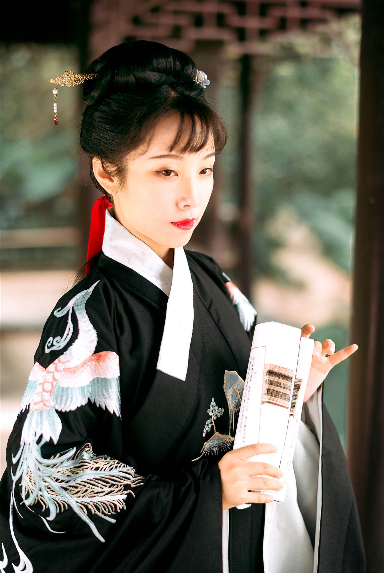 华兴唐汉服传统服饰对襟齐腰衫裙绣花夏季团购莲滟现货