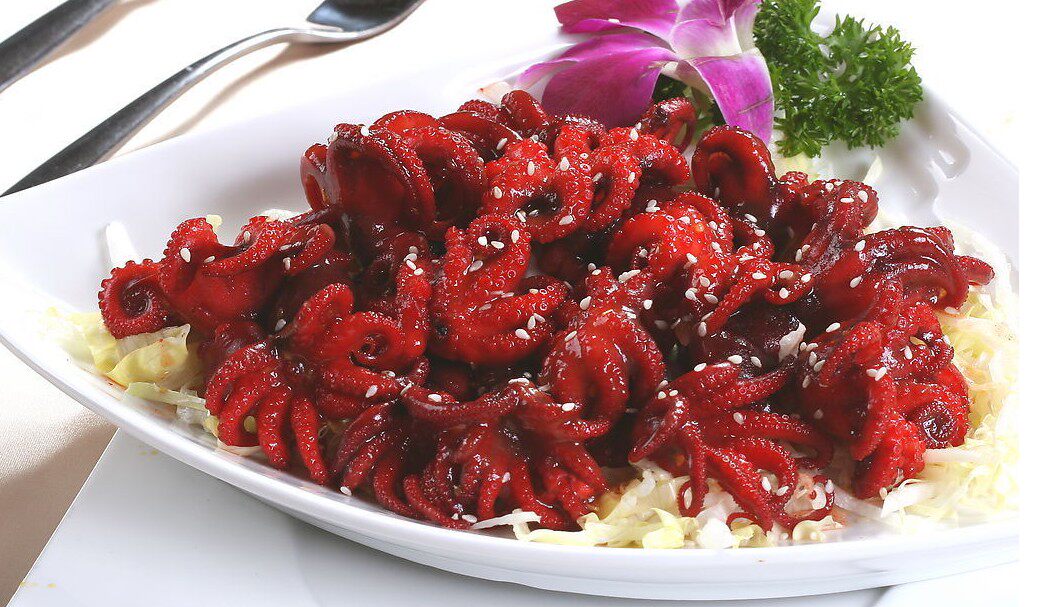 优惠券后35元,味付芝麻八爪鱼 小只日式章鱼 寿司材料 日本料理前菜 5