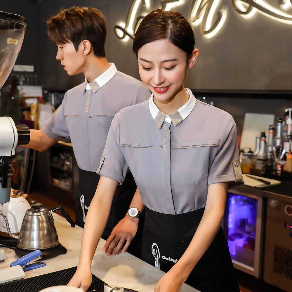 服务员工作服女夏装