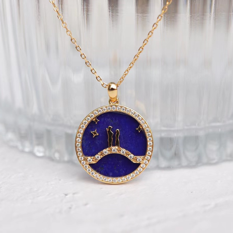 异地恋首饰银镀金项链吊坠七夕饰品兵哥送女友拥军表白礼物白兰鸽