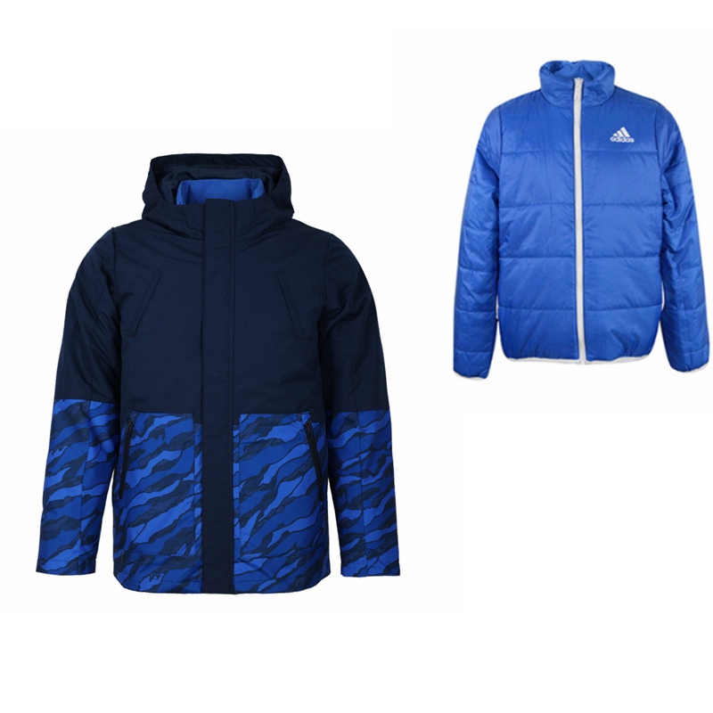 Adidas Adidas Big boy juvenile Two-in-one outdoors motion Windbreak keep warm Cotton DM7142in the Children/Baby/Family fitted , Cotton-padded jacket/Padded category - from Buy2taobao.com to provide professional Taobao agent buy service
