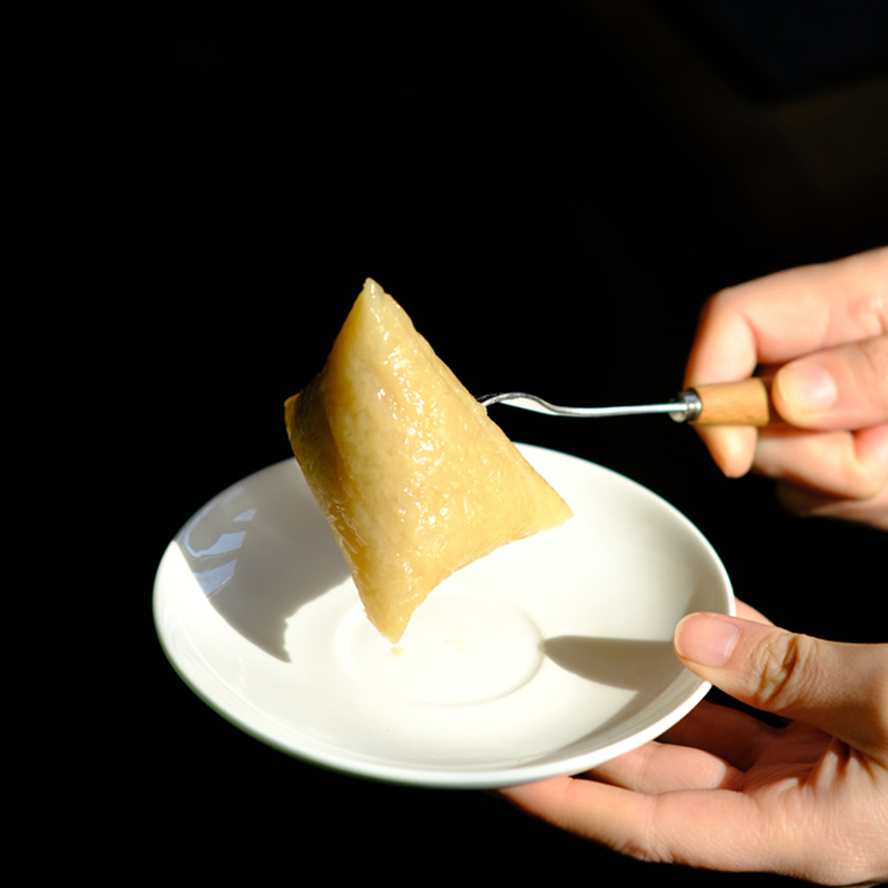 纯素原香白米粽子 传统手工清水白糯米素粽 养生健康食材 60g*4只