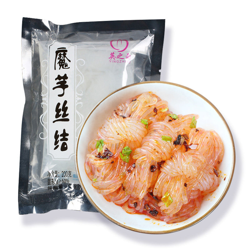 英之雨速食魔芋粉丝结200g4包