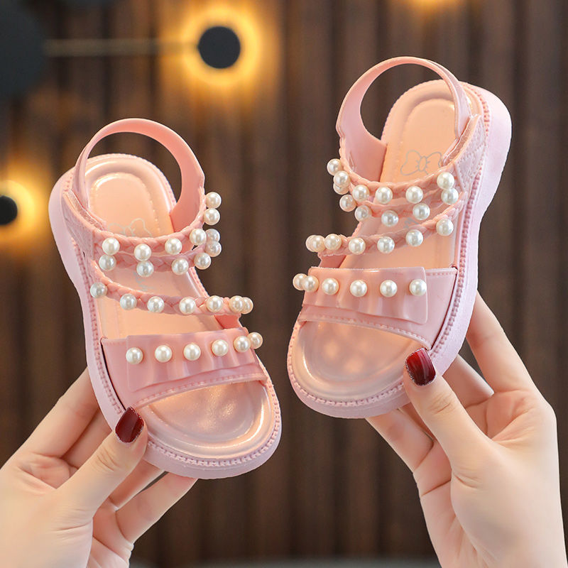 女童凉鞋可爱2024年新款夏中大童家用防滑小女孩可外穿儿童防臭脚