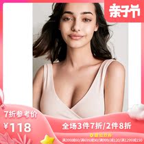 孕妇哺乳背心喂奶文胸舒适透气吸汗薄款孕妇哺乳内衣胸罩无钢圈