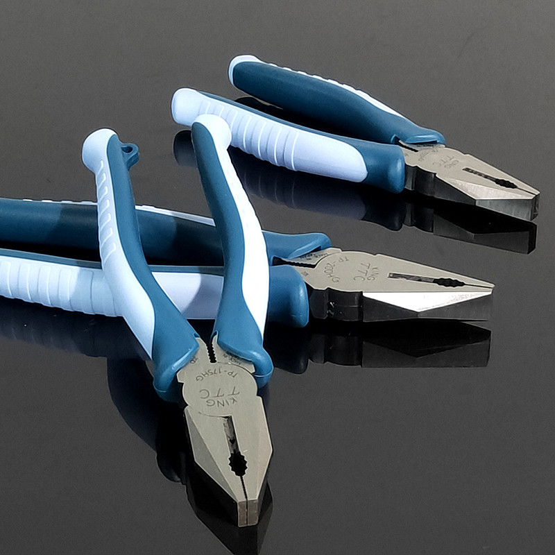 日本ttc角田tp150175200进口钢丝钳电工老虎钳平口断线剪切钳