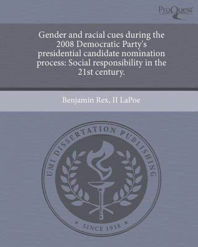 【预售】gender and racial cues during the 2008 democratic