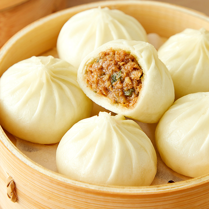 思念杭州小笼包子手工老面点小笼包鲜肉猪肉馅早餐半成品冷冻速食